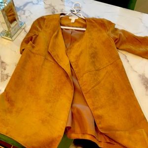 Jacket faux sued